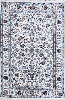 Nain - Teppich aus Indien,  Schafwolle/Seide, Größe: 126x188cm Sonderpreis: € 931,-