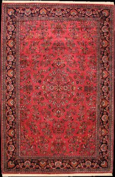 Keschan - Teppich aus Indien,  Neuseelandwolle, Größe: 201x301cm Sonderpreis: € 1.317,-