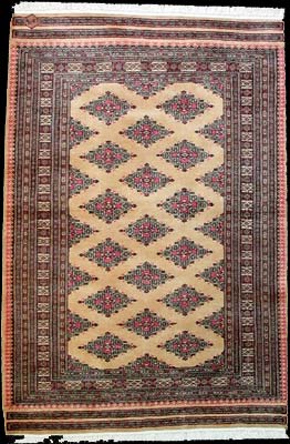 Jaldar - Teppich aus Pakistan,  Schurwolle, Größe: 128x187cm Sonderpreis: € 283,-