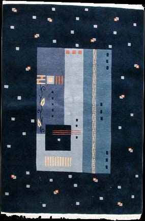 Anapurna - Teppich aus Nepal,  Schurwolle, Größe: 140x205cm Sonderpreis: € 257,-