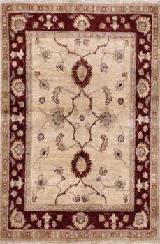 Ziegler-Chobi - Teppich aus Afghanistan ,  Ghazniwolle, Größe: 82x121cm Sonderpreis: € 390,-