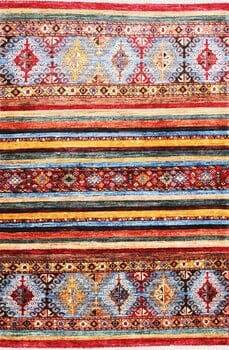 Gabbeh-Loribaff - Teppich aus Afghanistan ,  Ghazniwolle, Größe: 101x156cm Sonderpreis: € 784,-