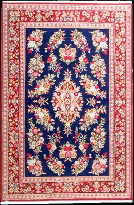 Ghom - Teppich aus Orient,  Kork/Schafwolle, Größe: 133x197cm Sonderpreis: € 1.509,-