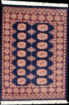 Bochara - Teppich aus Pakistan,  Schurwolle, Größe: 93x130cm Sonderpreis: € 102,-