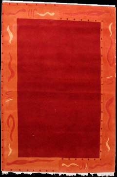 Anapurna - Teppich aus Nepal,  Schurwolle, Größe: 124x181cm Sonderpreis: € 242,-