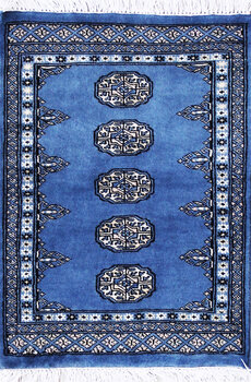Bochara - Teppich aus Pakistan,  Schurwolle, Größe: 63x89cm Sonderpreis: € 132,-