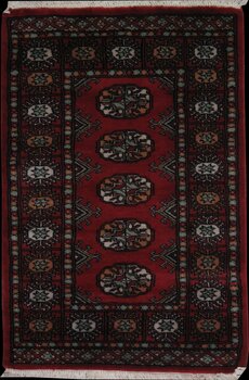 Bochara - Teppich aus Pakistan,  Schurwolle, Größe: 66x93cm Sonderpreis: € 90,-
