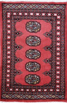 Bochara - Teppich aus Pakistan,  Schurwolle, Größe: 67x97cm Sonderpreis: € 136,-