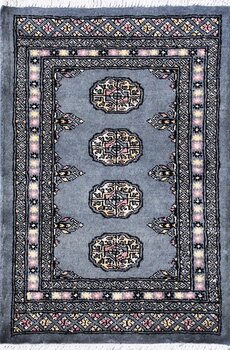 Bochara - Teppich aus Pakistan,  Schurwolle, Größe: 67x95cm Sonderpreis: € 133,-