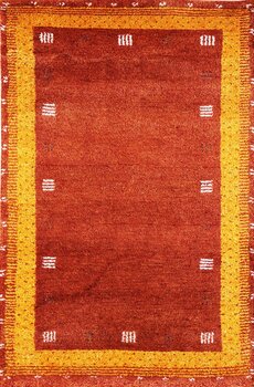 Gabbeh-Jumbo - Teppich aus Indien,  Schurwolle, Größe: 79x120cm Sonderpreis: € 100,-