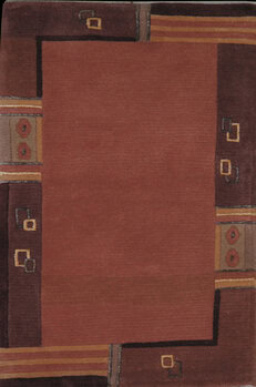 Benares - Teppich aus Tibet,  Schurwolle, Größe: 61x91cm Sonderpreis: € 50,-