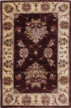 Ziegler-Chobi - Teppich aus Afghanistan ,  Ghazniwolle, Größe: 61x93cm Sonderpreis: € 223,-