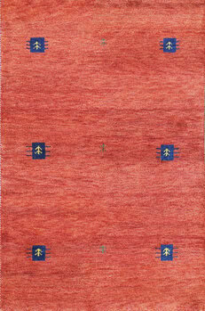 Gabbeh-Jumbo - Teppich aus Indien,  Schurwolle, Größe: 123x184cm Sonderpreis: € 297,-