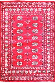 Bochara - Teppich aus Pakistan,  Schurwolle, Größe: 124x178cm Sonderpreis: € 521,-