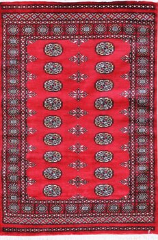 Bochara - Teppich aus Pakistan,  Schurwolle, Größe: 124x176cm Sonderpreis: € 458,-