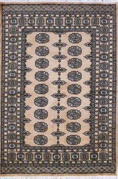 Bochara - Teppich aus Pakistan,  Schurwolle, Größe: 126x185cm Sonderpreis: € 489,-
