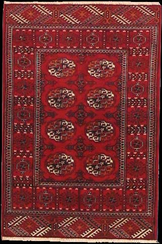 Turkmene - Teppich aus Orient,  Schurwolle, Größe: 83x124cm Sonderpreis: € 192,-