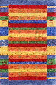 Gabbeh-Loribaff - Teppich aus Indien,  Schurwolle, Größe: 174x249cm Sonderpreis: € 909,-