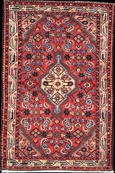 Hamadan - Teppich aus Orient,  Schurwolle, Größe: 106x161cm Sonderpreis: € 251,-
