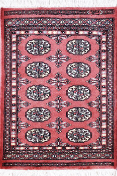 Bochara - Teppich aus Pakistan,  Schurwolle, Größe: 65x91cm Sonderpreis: € 140,-