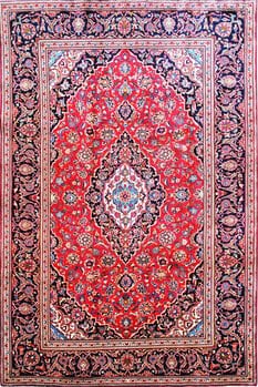 Keschan - Teppich aus Orient,  Schurwolle, Größe: 201x299cm Sonderpreis: € 1.575,-