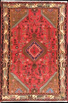 Hamadan - Teppich aus Orient,  Schurwolle, Größe: 106x154cm Sonderpreis: € 240,-