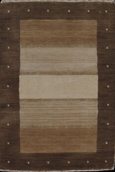 Gabbeh-Loom - Teppich aus Indien,  Neuseelandwolle, Größe: 61x91cm Sonderpreis: € 74,-