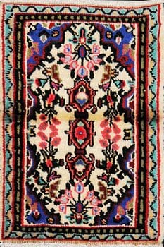 Hamadan - Teppich aus Orient,  Schurwolle, Größe: 61x91cm Sonderpreis: € 102,-