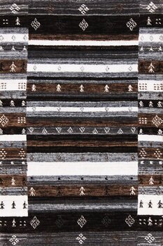 Gabbeh-Loribaff - Teppich aus Indien,  Schurwolle, Größe: 65x97cm Sonderpreis: € 132,-