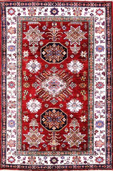 Kazak Exklusiv - Teppich aus Afghanistan ,  Ghazniwolle, Größe: 101x151cm Sonderpreis: € 599,-
