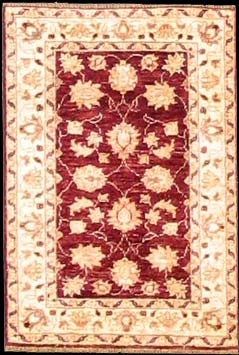 Ziegler-Chobi - Teppich aus Afghanistan ,  Ghazniwolle, Größe: 61x90cm Sonderpreis: € 160,-