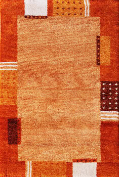 Gabbeh-Jumbo - Teppich aus Indien,  Schurwolle, Größe: 82x125cm Sonderpreis: € 108,-