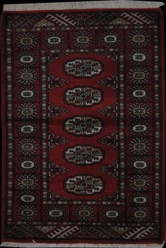 Bochara - Teppich aus Pakistan,  Schurwolle, Größe: 64x94cm Sonderpreis: € 88,-