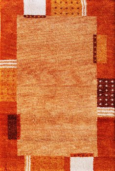 Gabbeh-Jumbo - Teppich aus Indien,  Schurwolle, Größe: 82x125cm Sonderpreis: € 108,-