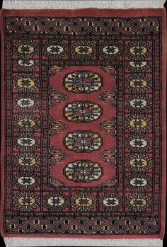Bochara - Teppich aus Pakistan,  Schurwolle, Größe: 63x87cm Sonderpreis: € 81,-
