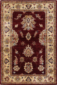 Ziegler-Chobi - Teppich aus Afghanistan ,  Ghazniwolle, Größe: 93x122cm Sonderpreis: € 446,-