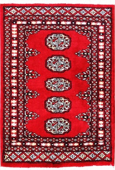 Bochara - Teppich aus Pakistan,  Schurwolle, Größe: 64x93cm Sonderpreis: € 140,-