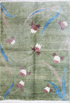 Tibet-Color - Teppich aus Nepal,  Schurwolle, Größe: 167x235cm Sonderpreis: € 823,-
