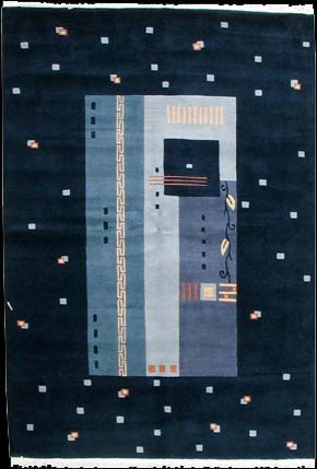 Anapurna - Teppich aus Nepal,  Schurwolle, Größe: 141x203cm Sonderpreis: € 256,-