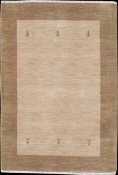 Gabbeh-Loom - Teppich aus Indien,  Neuseelandwolle, Größe: 83x123cm Sonderpreis: € 193,-