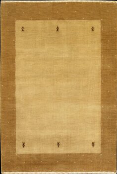 Gabbeh-Loom - Teppich aus Indien,  Neuseelandwolle, Größe: 84x124cm Sonderpreis: € 197,-