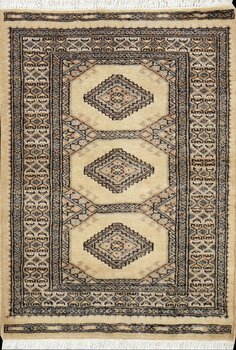 Bochara - Teppich aus Pakistan,  Schurwolle, Größe: 64x91cm Sonderpreis: € 86,-