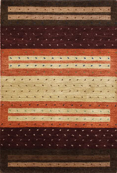 Gabbeh-Jumbo - Teppich aus Indien,  Schurwolle, Größe: 124x181cm Sonderpreis: € 295,-
