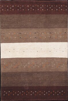 Gabbeh-Jumbo - Teppich aus Indien,  Schurwolle, Größe: 122x179cm Sonderpreis: € 230,-
