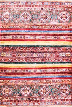 Gabbeh-Loribaff - Teppich aus Afghanistan ,  Ghazniwolle, Größe: 104x150cm Sonderpreis: € 776,-