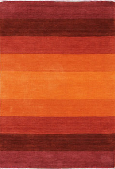 Gabbeh-Loom Lori - Teppich aus Indien,  Schurwolle, Größe: 127x187cm Sonderpreis: € 498,-