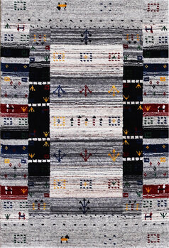 Gabbeh-Loom - Teppich aus Indien,  Schurwolle, Größe: 64x93cm Sonderpreis: € 125,-