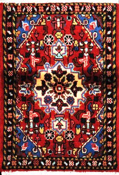 Hamadan - Teppich aus Orient,  Schurwolle, Größe: 61x91cm Sonderpreis: € 102,-