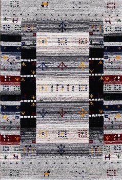 Gabbeh-Loom - Teppich aus Indien,  Schurwolle, Größe: 64x93cm Sonderpreis: € 125,-