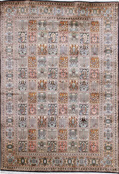 Kashmir-Seide - Teppich aus Kashmir,  Natur-Seide, Größe: 170x237cm Sonderpreis: € 2.953,-